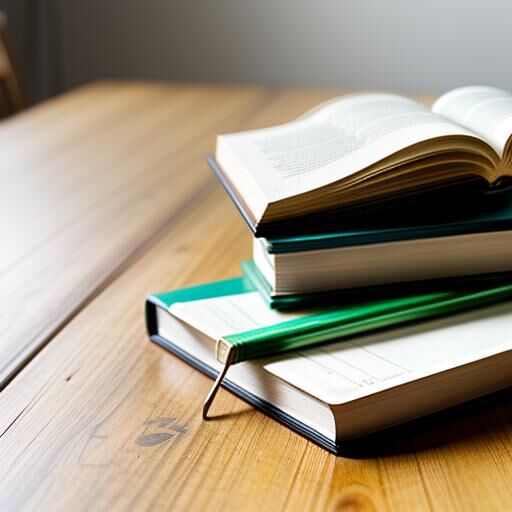 Book on a table
